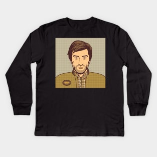 Robert De Niro - Travis Bickle Kids Long Sleeve T-Shirt